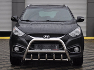 Hyundai IX-35 2010-2015 гг. Передняя дуга WT003 (нерж. сталь) фото 1