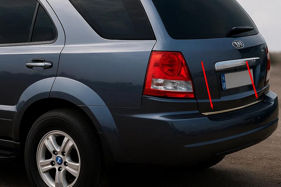 Kia Sorento I BL 2002-2009 гг. Накладка на багажник нержавейка Image