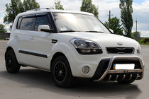 Kia Soul I 2008-2013 гг. Кенгурятник (нерж) фото 3