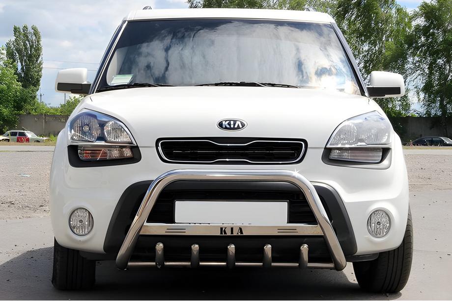 Kia Soul I 2008-2013 гг. Кенгурятник (нерж) Image