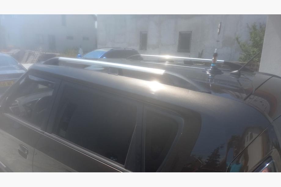 Kia Soul I 2008-2013 гг. Хромированные рейлинги (пластиковые ножки, установка на клей) Image