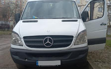Mercedes Sprinter W906 2006–2018 гг. Реснички на Фары Прямые (черные, ABS, 2006-2013) фото 4