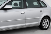 Audi A3 2003-2012 гг. Хромированные Накладки на Ручки 2003-2008 (Нержавейка) фото 1