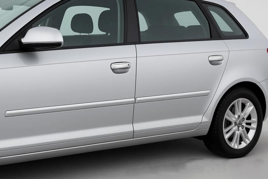 Audi A3 2003-2012 гг. Хромированные Накладки на Ручки 2003-2008 (Нержавейка) Image
