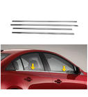 Mazda 3 2009-2013 гг. Окантовка окон нержавейка (4 шт) фото 1