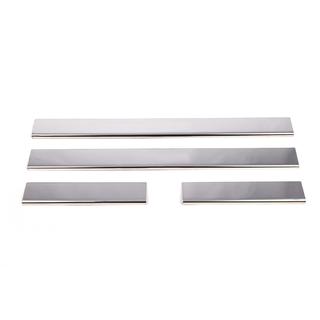 Накладки на пороги Carmos (4 шт, нержавейка) Toyota Corolla 2007-2013 гг. фото 2