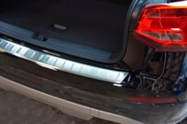 Audi Q2 2016- гг. Накладка на задний бампер OmsaLine (нержавейка) фото 6