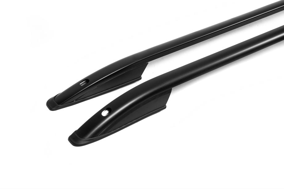 Ford Custom 2013-2022 гг. Рейлинги Skyport (2 шт, черные) Короткая База Фото 6
