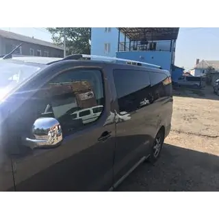 Хромированные Рейлинги Peugeot Expert 2017- гг. фото 2