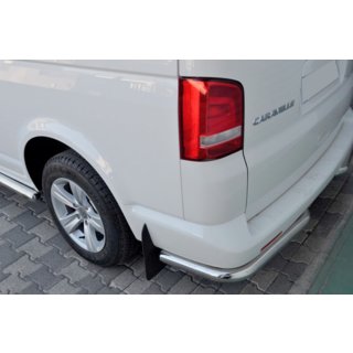 Задние уголки AK003 (2 шт., нержавейка) Volkswagen T6 2015-2024 гг. фото 1