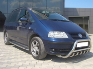 Ford Galaxy 1995-2006 гг. Кенгурятник WT003 (нержавейка) 60 мм фото 2