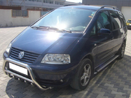 Ford Galaxy 1995-2006 гг. Кенгурятник WT003 (нержавейка) 60 мм фото 3