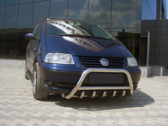 Ford Galaxy 1995-2006 гг. Кенгурятник WT003 (нержавейка) 60 мм фото 1