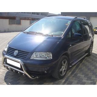 Кенгурятник WT003 (нержавейка) Ford Galaxy 1995-2006 гг. фото 3