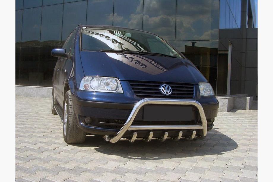 Ford Galaxy 1995-2006 гг. Кенгурятник WT003 (нержавейка) 60 мм Image