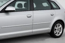 Audi A4 B7 2004-2008 гг. Хромированные Накладки на Ручки (4 шт, Нержавейка) фото 1