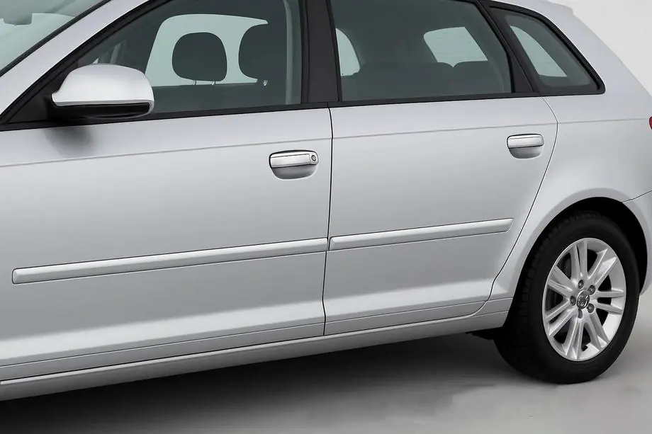 Audi A4 B7 2004-2008 гг. Хромированные Накладки на Ручки (4 шт, Нержавейка) Image
