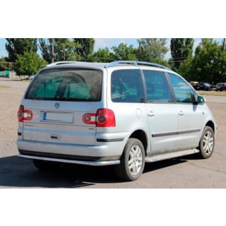 Задняя защита AK005 Ford Galaxy 1995-2006 гг. фото 4