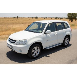 Боковые Подножки Maya V2 (2 шт., Алюминий) Chery Tiggo 1 2005-2016 гг. фото 1