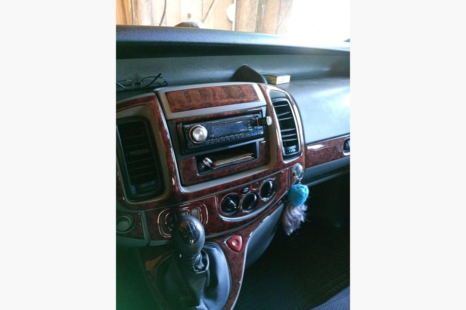 Nissan Primastar 2002-2014 гг. Накладки на Панель Приборов Черный Фото 12