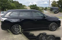 Mitsubishi Outlander 2012-2021 гг. Ветровики на окна (4 шт, Niken) фото 2