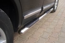 Nissan Qashqai 2007-2010 гг. Боковые трубы (2 шт., нержавейка) фото 5