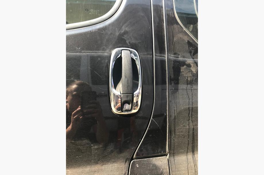 Opel Vivaro 2001–2015 гг. Обводки ручек (4 шт, нержавейка) Фото 7