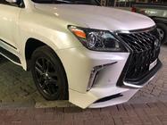Lexus LX570/450d 2008-2022 гг. Передний бампер для 2008-2015 в стиле рестайлинг (грунтованный под покраску) фото 6