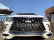 Lexus LX570/450d 2008-2022 гг. Передний бампер для 2008-2015 в стиле рестайлинг (грунтованный под покраску) фото 11