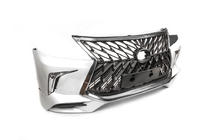 Lexus LX570/450d 2008-2022 гг. Передний бампер для 2008-2015 в стиле рестайлинг (грунтованный под покраску) фото 5