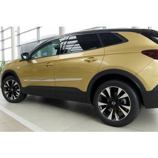 Дверные Молдинги Нержавеющая Сталь (4 шт) Opel Grandland X 2017- гг. фото 1