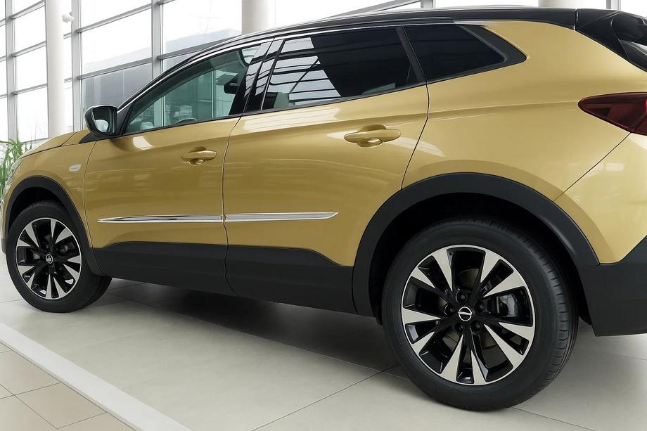 Opel Grandland X 2017- гг. Дверные Молдинги Нержавеющая Сталь (4 шт) Image