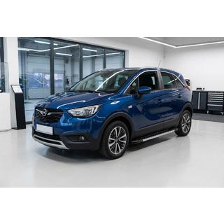 Боковые пороги RedLine V1 (2 шт., алюминий) Opel Crossland X 2017-2024 гг. фото 1