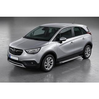 Боковые Подножки Line (2 шт., Алюминий) Opel Crossland X 2017-2024 гг. фото 1