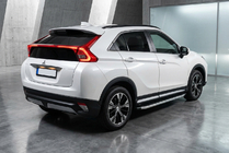 Mitsubishi Eclipse Cross 2017- гг. Боковые пороги Fullmond (2 шт., алюминий) фото 1