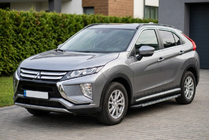 Mitsubishi Eclipse Cross 2017- гг. Боковые Подножки Duru (2 шт., Алюминий) фото 1