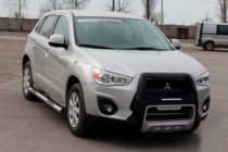Mitsubishi Eclipse Cross 2017- гг. Боковые трубы BB002 (2 шт., нержавейка) фото 3