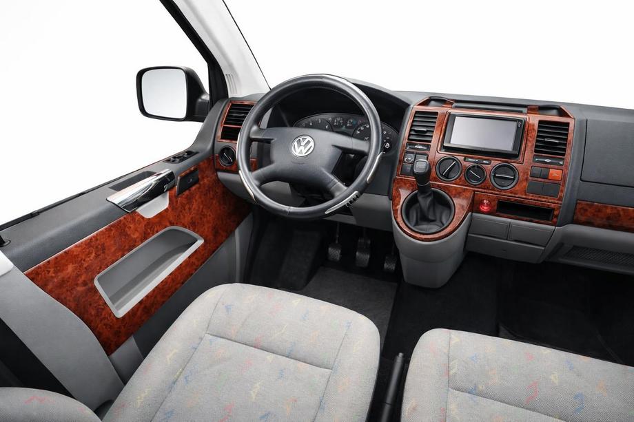 Volkswagen T5 2010-2015 гг. Накладки на дверные карты Алюминий Image