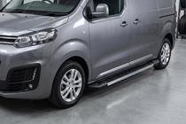 Citroen Jumpy/Dispatch 2017- гг. Боковые пороги RedLine V1 (2 шт., алюминий) фото 1