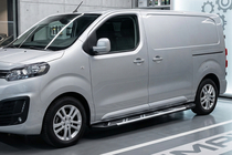 Citroen Jumpy/Dispatch 2017- гг. Боковые Подножки Sunrise (2 шт., Алюминий) фото 1