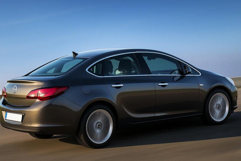 Opel Astra J 2009-2015 гг. Полный комплект окантовки стекол нержавейка 12шт Sedan Image