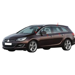 Полный комплект молдингов на окна нержавейка (Sport Tourer, 12 шт.)