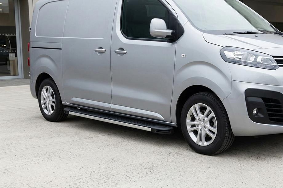 Toyota Proace 2016- гг. Боковые Подножки Maya V1 (2 шт., Алюминий) Image