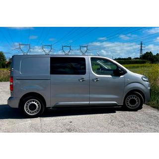 Боковые Подножки Allmond Black (2 шт., Алюминий) Peugeot Expert 2017- гг. фото 4