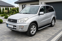 Toyota Rav 4 2001-2005 гг. Боковые Подножки Tayga (2 шт., Алюминий) фото 1
