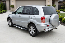 Toyota Rav 4 2001-2005 гг. Боковые Подножки Line (2 шт., Алюминий) фото 1