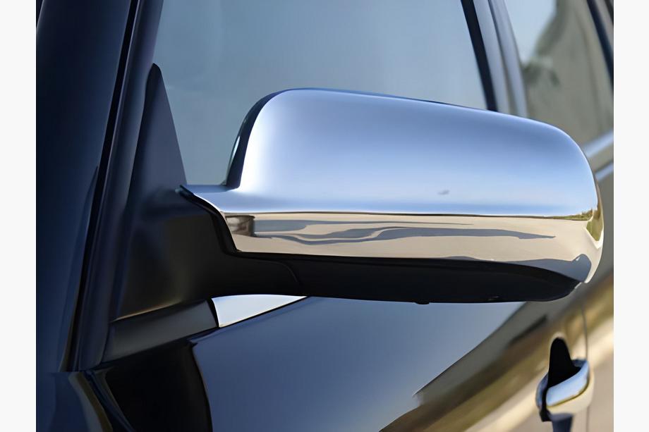 Seat Alhambra 1996-2010 гг. Накладки на Зеркала (1995-2005, 2 шт, Нержавеющая Сталь) Image