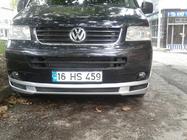 Volkswagen T5 Transporter 2003-2010 гг. Передняя нижняя губа ABT с усами (под покраску) фото 5