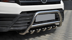 Volkswagen Crafter 2016- гг. Кенгурятник WT003 (нержавейка) фото 3