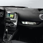 Renault Clio IV 2012-2019 гг. Накладка на переднюю консоль (нержавейка) фото 1